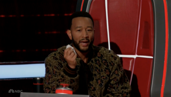 John Legend Can’t Stop Crying After Watching 'Underdog' Performance on 'The Voice'
